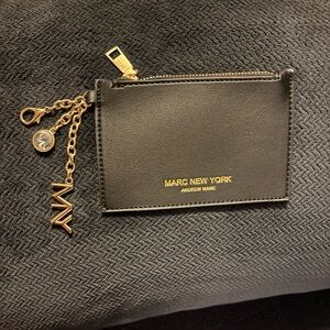 Marc New York Andrew|Andrew Marc Black Coin Purse